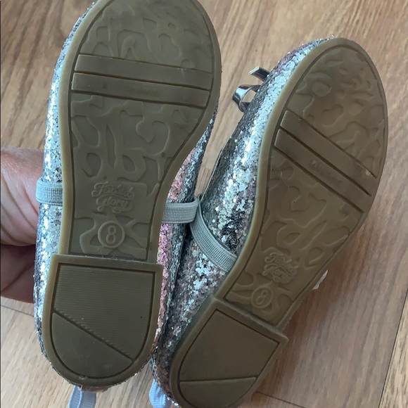 Faded Glory Shoes Silver Sparkly Toddler Shoes Poshmark